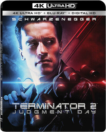 Image of Front Cover of 2534147E: 2xBlu-ray - JAMES CAMERON, Terminator 2: Judgment Day (Studio Canal; , US , Region A US 4K Ultra HD + Blu ray)   VG+/VG+