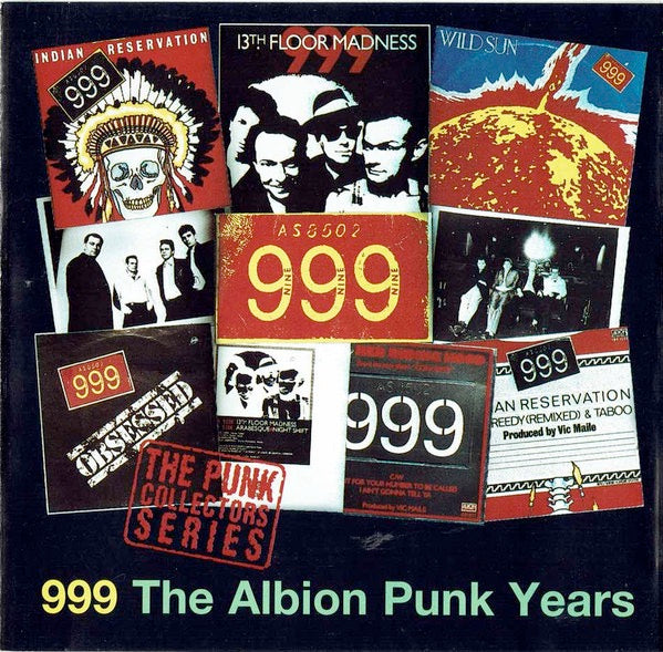 Image of Front Cover of 2514517C: CD - 999, The Albion Punk Years (Anagram Records ; CD PUNK 78, UK 1996, Jewel Case)   VG+/VG+