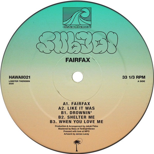 Image of Front Cover of 2544327S: 12" - SUBJOI, Fairfax (Distant Hawaii; HAWAII021, UK 2020)   /VG+