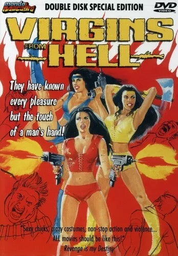 Image of Front Cover of 2634004E: 2xDVD - ACKYL ANWARI, Virgins from Hell (Mondo Macabro; MOD122, Europe 2006, All Regions)   EX/EX