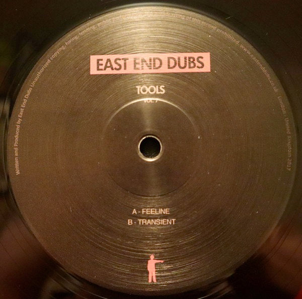 Image of Label Cover of 2614004C: 12" - EAST END DUBS, Tools Vol. 7 (East End Dubs Vinyl; EEDV011, UK 2017, Red / Black Blob Vinyl) Sleeve has a little wear  VG/VG+