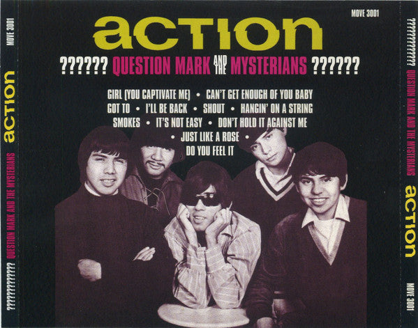 Image of Back Cover of 2654002S: CD - THE THE MYSTERIANS, Action (Move; MOVE 3001, US 1994) light marks on disc  VG/VG