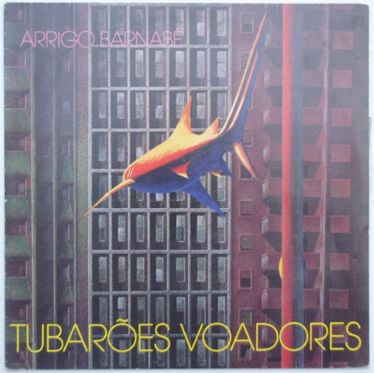 Image of Front Cover of 2614074C: LP - ARRIGO BARNAB , Tubar es Voadores (Barclay; 823 031-1, Brazil 1984, With Booklet) Edgewear to sleeve. Light marks to disc. Includes booklet.  VG/VG