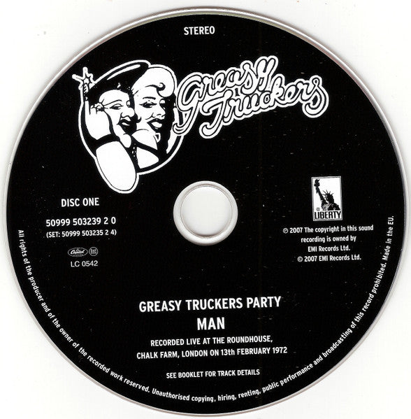 Image of Label Cover of 2654010S: 3xCD - VARIOUS, Greasy Truckers Party (EMI; 0999 503235 2 4, UK 2007, Double CD Case, Booklet)   VG+/VG+