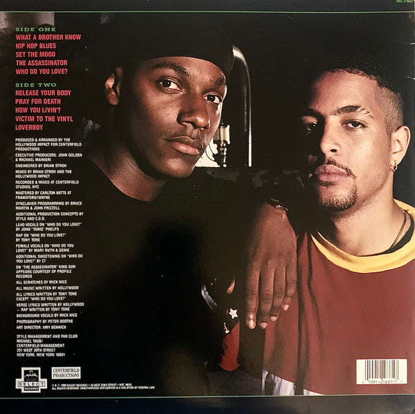 Image of Back Cover of 2644035S: 12" - STYLE, In Tone We Trust (Select Records ; SEL 21637, US 1990, Picture Sleeve) Cut-out (Corner cut), ringwear.  G+/VG+