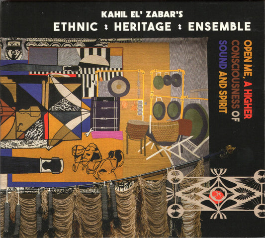 Image of Front Cover of 2654019S: CD - ETHNIC HERITAGE ENSEMBLE, Open Me, A Higher Consciousness Of Sound And Spirit (Spiritmuse Records; SPM-KEZ-011, UK 2024, Digipak)   VG+/VG+