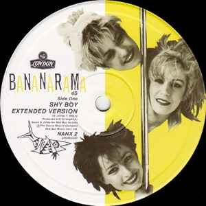 Image of Label Cover of 2614108C: LP - BANANARAMA, Shy Boy (London Records; NANX 2, UK 1982, Picture Sleeve, PRS Pressing)   VG+/VG+