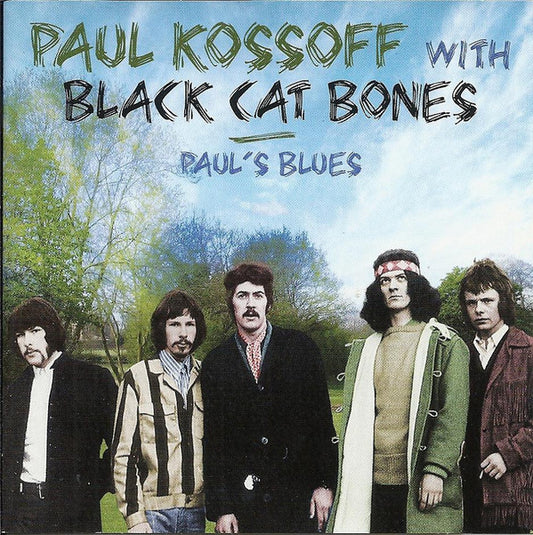 Image of Front Cover of 0316204C: 2xCD - PAUL KOSSOFF WITH BLACK CAT BONES, Paul's Blues (Sunbeam Records; SBR2CD5058, UK 2008)   VG+/VG+
