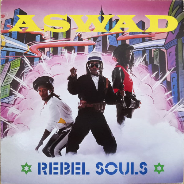 Image of Front Cover of 2644103S: LP - ASWAD, Rebel Souls (Island Records; ILPS 9780, UK 1984)   VG+/VG+