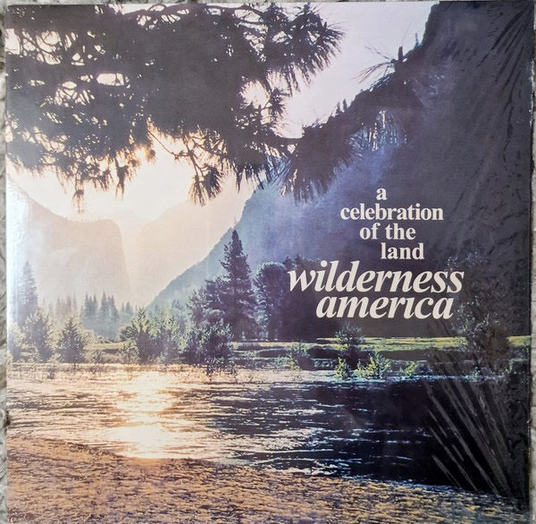 Image of Front Cover of 2614248C: LP - VARIOUS, Wilderness America, A Celebration Of The Land (Ebalunga!!!; EBL012LP, Austria 2022 Reissue, Inner) Still In Shrinkwrap  EX/VG