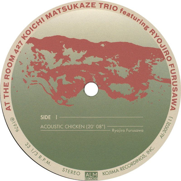 Image of Label Cover of 2xLP - VG+/VG+ - KOICHI MATSUKAZE TRIO FEATURING RYOJIRO FURUSAWA, At The Room 427 (ALM Records; AL-3002(I), Europe 2022 Reissue, Gatefold, Insert, With Obi), Still In Opened Shrinkwrap With Hype Sticker,  - 3446355S