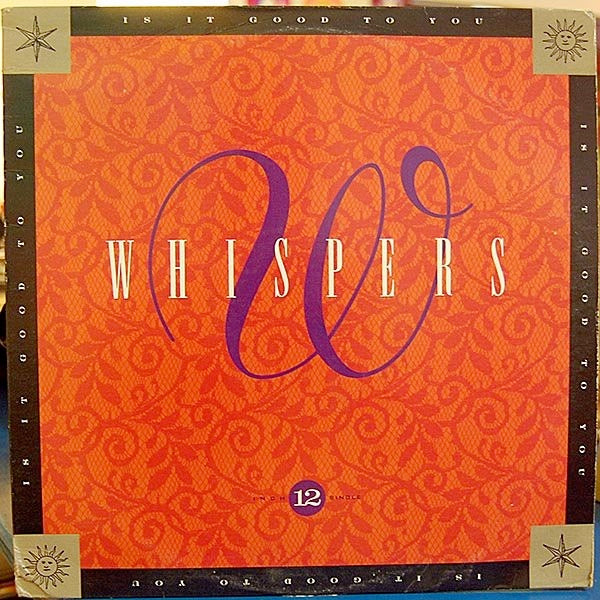 Image of Front Cover of 2614285C: 12" - THE WHISPERS, Is It Good To You (Capitol Records; V-15637, US 1990)   VG/VG