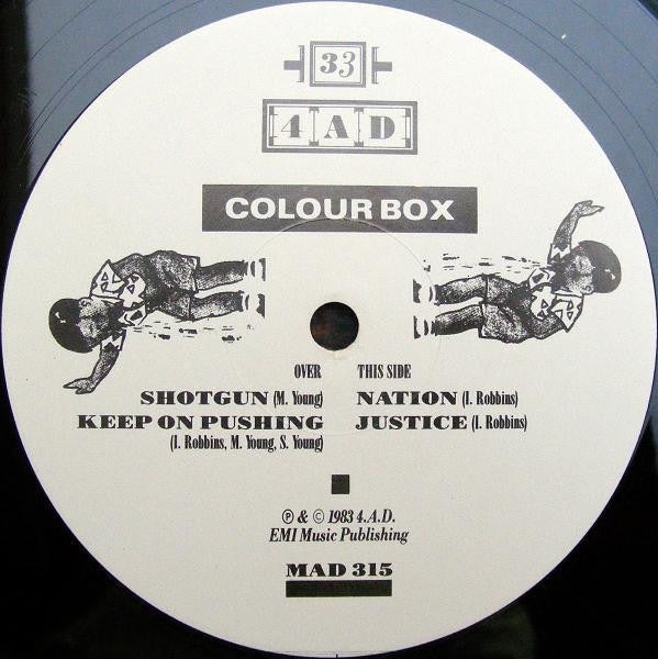 Image of Label Cover of Mini LP - VG/VG+ - COLOUR BOX, Colour Box (Shotgun) (4AD; MAD 315, UK 1983), ,  - 3716221C