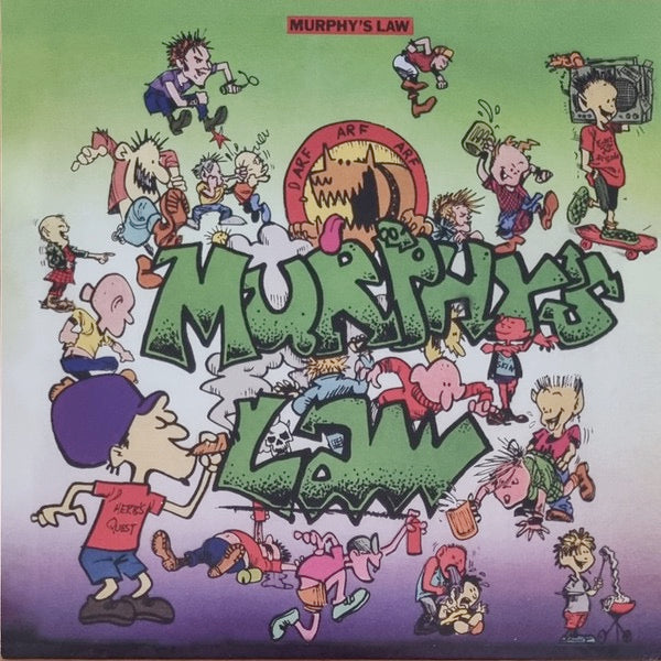 Image of Front Cover of 2614292C: LP - MURPHY'S LAW, Murphy's Law (BFD; BFD421LP, US 2023 Reissue, Inner, Red Vinyl)   VG+/VG+