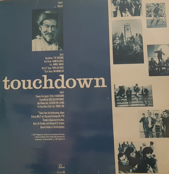 Image of Back Cover of 2614350C: 12" EP - VARIOUS, Touchdown (Fontana; Touch 1, UK 1982, With One Sided 12")   VG/VG+