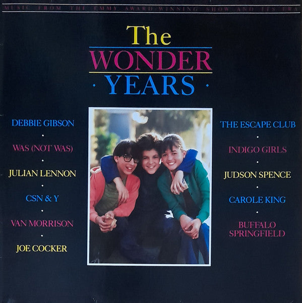 Image of Front Cover of 2624302E: LP - VARIOUS ARTISTS, The Wonder Years (Music From The Emmy Award-Winning Show And Its Era) (Atlantic ; 782 032-1, Europe 1989) Promo Sticker On Rear Sleeve  VG+/EX