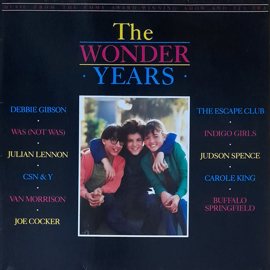 Image of Front Cover of 2624302E: LP - VARIOUS ARTISTS, The Wonder Years (Music From The Emmy Award-Winning Show And Its Era) (Atlantic ; 782 032-1, Europe 1989) Promo Sticker On Rear Sleeve  VG+/EX