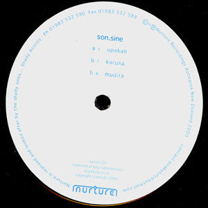 Image of Front Cover of 2624247E: 12" EP - SON.SINE, Upekah (Nurture; NUR05, New Zealand 2000, Plain Brown Card Sleeve) Strong VG  /VG