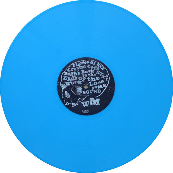 Image of Label Cover of 2624364E: LP - WMERCHANDISE, A Corpse Wired For Sound (4AD; CAD3660,  2016, Insert, Limited Edition Blue vinyl)   VG+/EX