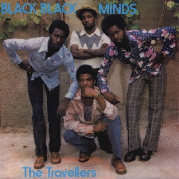 Image of Front Cover of LP - G+/G - THE TRAVELLERS, Black Black Minds (Paradise; PDL 002, UK 1977, Laminated Front Sleeve), Covered in marks, plays above grade. Last two tracks on side A are affected by feelable scratches and play with ticks. Sleeve is worn but better than grade.,  - 3516154C