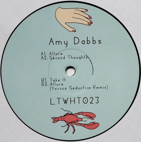 Image of Front Cover of 2644318S: 12" - AMY DABBS, Allure EP (Lobster Theremin ; LTWHT023, UK 2021) faint scuff one side - minor  /VG