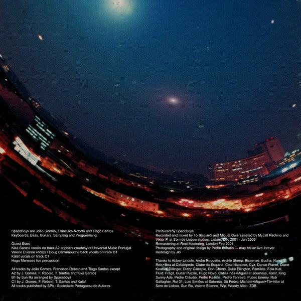 Image of Back Cover of 2624428E: 2xLP - SPACEBOYS, Sonic Fiction (Funkamental; 001, Portugal 2021, Picture Sleeve, Insert) Ringwear, chips to art, corner wear. Records are strong VG+  VG/VG+