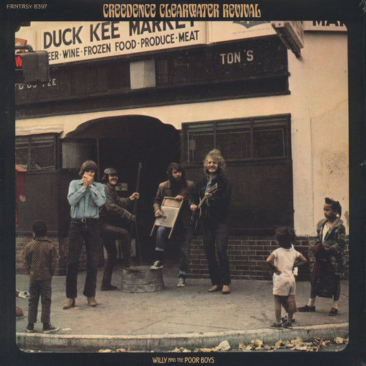 Image of Front Cover of LP - VG+/VG+ - CREEDENCE CLEARWATER REVIVAL, Willy And The Poor Boys (Fantasy; 8397, Europe 2008 Reissue), Seal opened instore, still in hype stickered shrinkwrap. Paper scuffs and storage marks. ,  - 2926284E