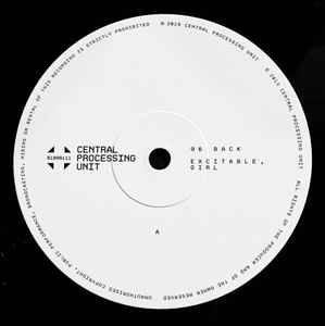 Image of Label Cover of 2644322S: 12" - 96 BACK, Excitable, Girl (Central Processing Unit ; 01000111, UK 2019, Gatefold) clean copy  VG/VG