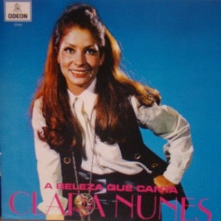 Image of Front Cover of 2614528C: LP - CLARA NUNES, A Beleza Que Canta (Odeon; MOFB 3594, Brazil 1969) Lots of marks and scuffs to disc.  VG/G