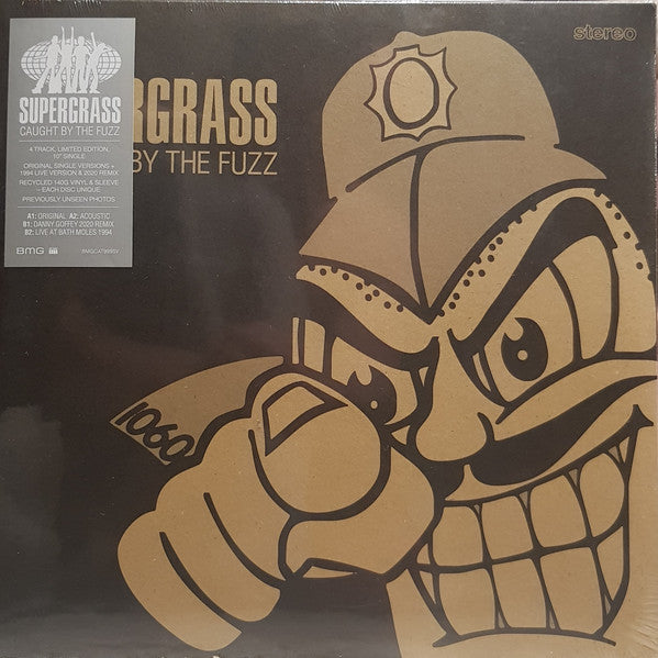 Image of Front Cover of 2644353S: LP - SUPERGRASS, Caught By The Fuzz (BMG; BMGCAT999SV, Europe 2020 Reissue, Inner, Recycled 140g vinyl and sleeve, No hpye sticker on PVC) No hype sticker on PVC  VG+/VG+