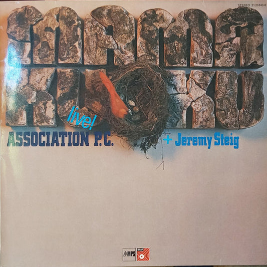 Image of Front Cover of 2624406E: LP - ASSOCIATION P.C. + JEREMY STEIG, Mama Kuku (MPS Records; 21 21840-6, Germany 1974, Laminated Sleeve) Edge Wear  VG/VG+