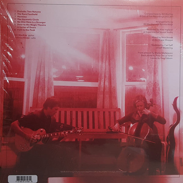 Image of Back Cover of 3424111E: LP - BILL MACKAY AND KATINKA KLEIJN, Stir (Drag City; DC756, US 2019) Still In Shrinkwrap  VG+/EX