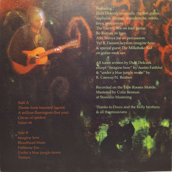 Image of Back Cover of 2724119E: LP - DUBI DOLCZEK, Dubi Dolczek and The Haunted Lagoon (Tape Room Records; TRR 001, UK 2015)   VG+/VG+