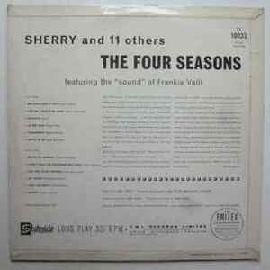 Image of Back Cover of 0626015E: LP - THE 4 SEASONS, Sherry & 11 Others (Stateside; SL 10033, UK 1962, Laminated Flipback Sleeve, Mono)   VG/G