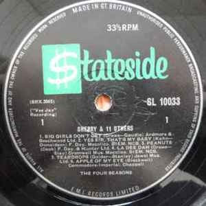 Image of Label Cover of 0626015E: LP - THE 4 SEASONS, Sherry & 11 Others (Stateside; SL 10033, UK 1962, Laminated Flipback Sleeve, Mono)   VG/G