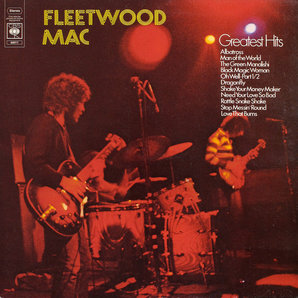 Image of Front Cover of LP - VG/VG+ - FLEETWOOD MAC, Fleetwood Mac Greatest Hits (CBS Sunbust Label With LC Beneath Stereo & Made In England At Bottom; 69011, UK 1970s Reissue, Gatefold), ,  - 3416088C