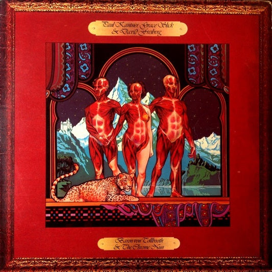 Image of Front Cover of 2714253C: LP - PAUL KANTNER, GRACE SLICK & DAVID FREIBERG, Baron Von Tollbooth & The Chrome Nun (Grunt; BFL1 0148, UK 1973) Strong VG+  VG+/VG+