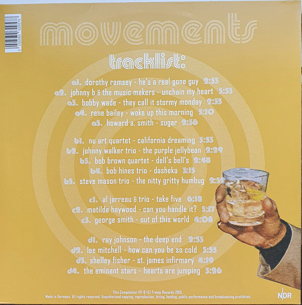 Image of Back Cover of 2744220S: 2xLP - VARIOUS, Movements Vol. 7 (Tramp Records; TRLP-9042, Germany 2015, Gatefold)   EX/EX