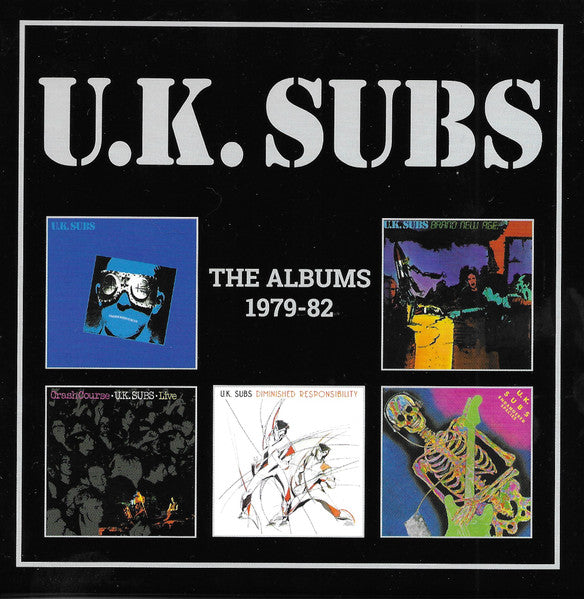 Image of Front Cover of 2734011E: LP - U.K. SUBS, The Albums 1979-82 (Captain Oi!; AHOY5BX403, UK 2024, Box Set, 5 Inners)   VG+/VG+