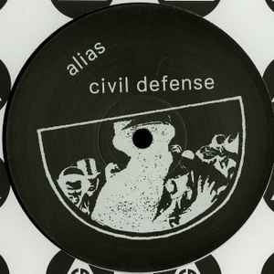 Image of Front Cover of 2714352C: 12" - ALIAS, Civil Defense (Les Disques De La Mort ; DLM008, UK 2016, Company Sleeve)   VG+/VG+