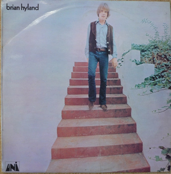 Image of Front Cover of 2724215E: LP - BRIAN HYLAND, Brian Hyland (UNI Records; UNLS 118, UK 1971) `sleeve has ringwear, sticker mark, some fading/discolouration, tape on spine. Vinyl has some light marks.  G+/VG