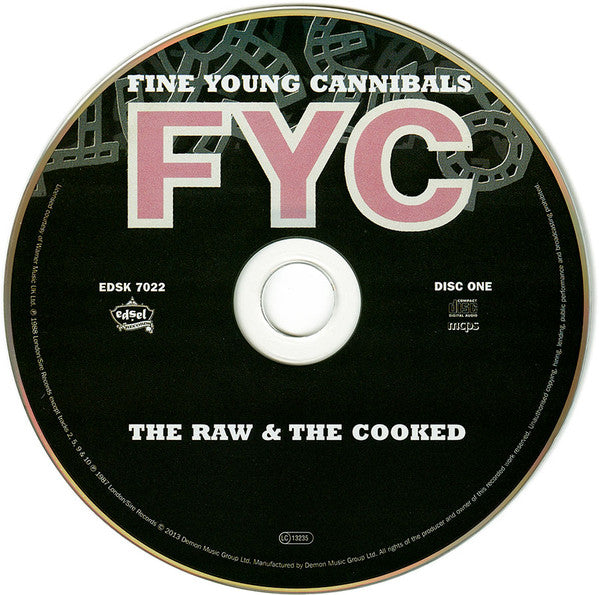 Image of Label Cover of 2754054S: 2xCD - FINE YOUNG CANNIBALS, The Raw & The Cooked (Edsel Records; EDSK 7022, UK 2013)   M/M