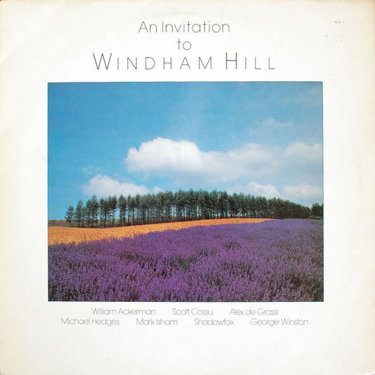 Image of Front Cover of 2714396C: LP - VARIOUS, An Invitation To Windham Hill (Windham Hill Records; WHA 1, UK 1985, Insert) Shop sticker bottom rear of sleeve.  VG/EX