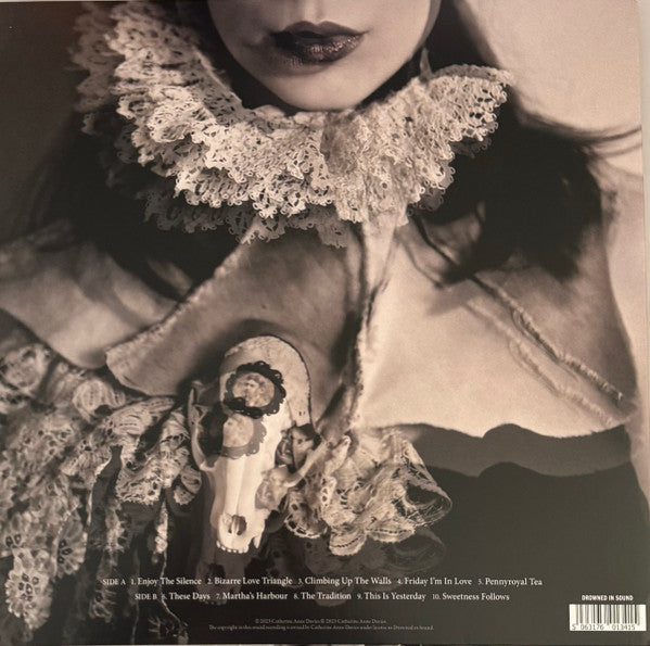 Image of Back Cover of 2724349E: LP - THE ANCHORESS, Versions (Drowned In Sound; DIS2004, UK 2023, Inner, Limited Edition Eco-Mix)   VG+/VG+