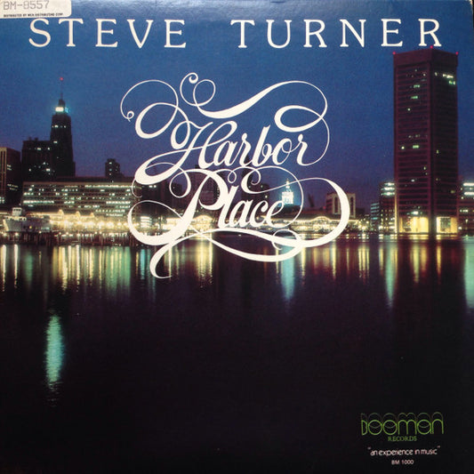 Image of Front Cover of 2824017E: 12" - STEVE TURNER, Harbor Place (Booman Records; BM-1000, US 1983, Picture Sleeve) Still In Shrinkwrap  VG+/VG+