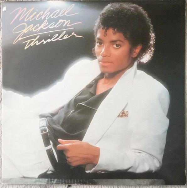 Image of Front Cover of LP - VG/VG - MICHAEL JACKSON, Thriller (Epic Blue & Yellow; EPC 85930, UK 1982, Gatefold, Inner, Quincy Jones logo at 10 o'clock on label), WOL,  - 3826108E