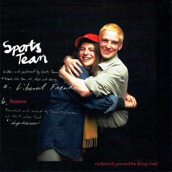 Image of Back Cover of 2824090E: 7" - SPORTS TEAM, Liberal Friends / 	Stanton (Self Released; none, UK 2018, Picture Sleeve)   VG+/EX