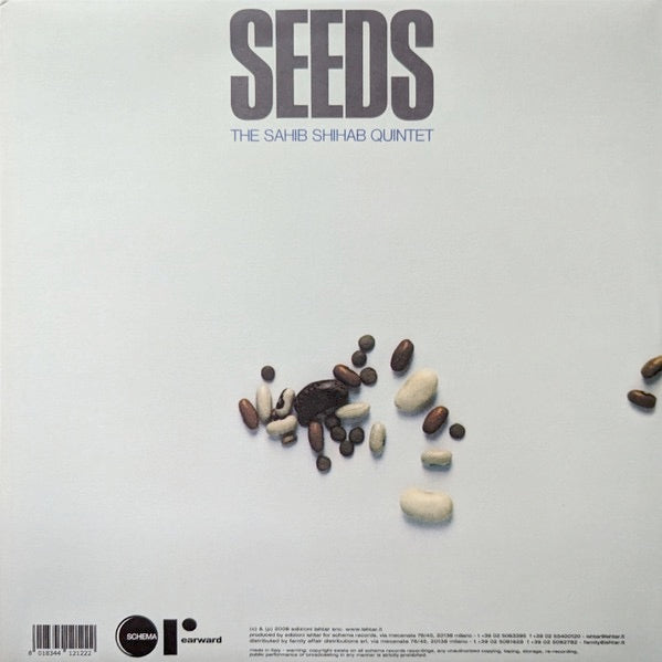 Image of Back Cover of 2854096S: LP - THE SAHIB SHIHAB QUINTET, Seeds (Rearward; RW122LP, Italy 2008, Gatefold)   NEW/NEW