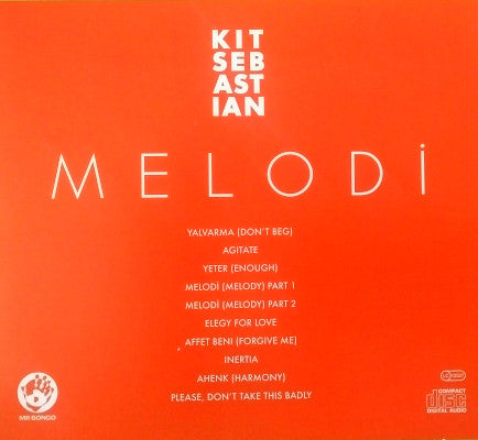 Image of Back Cover of 2854035S: CD - KIT SEBASTIAN, Melodi (Mr Bongo ; MRBCD227, UK 2021)   VG+/G