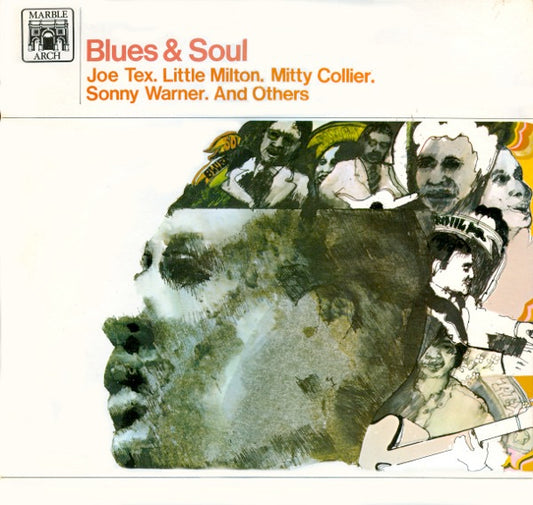 Image of Front Cover of 0126095E: LP - VARIOUS, Blues & Soul (Marble Arch; MAL 664, UK 1966, Laminated Flipback Sleeve, Mono)   VG+/VG